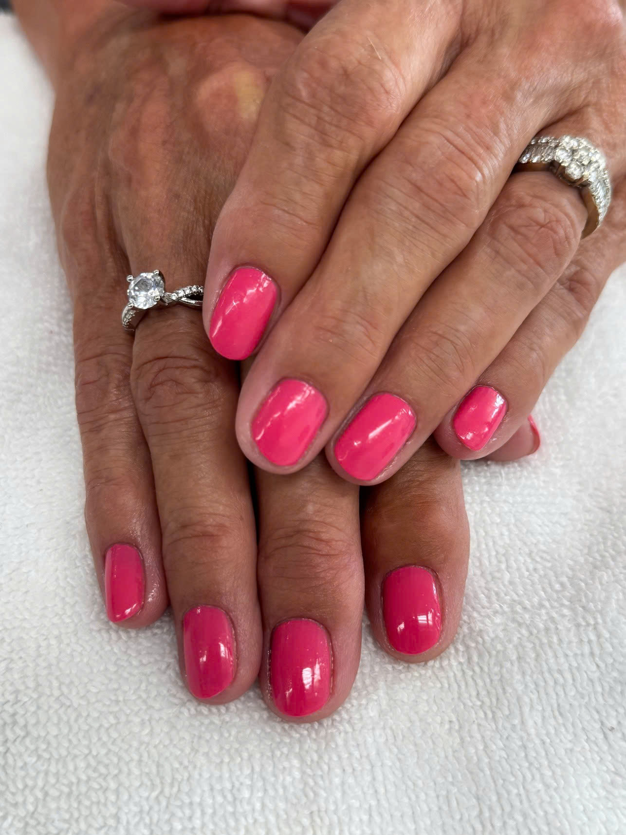 Light blue almond nails